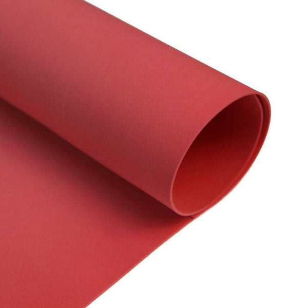 Zefyrinis Foamiranas 2mm -Raudona spalva (50*50cm)
