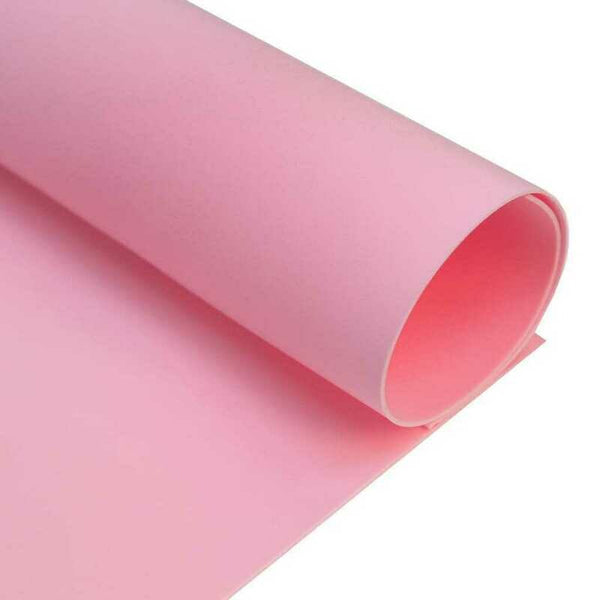 Zefyrinis Foamiranas 2mm- Šiltai rožinė spalva 50*50cm (08147)