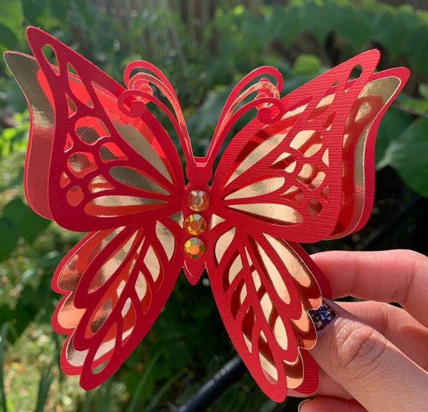 Blizgantis Foamiranas - Raudonas 2mm 50*50cm