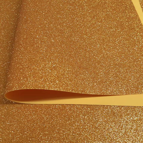 Blizgantis Foamiranas - Auksinė Spalva 1,8mm (50*50cm)