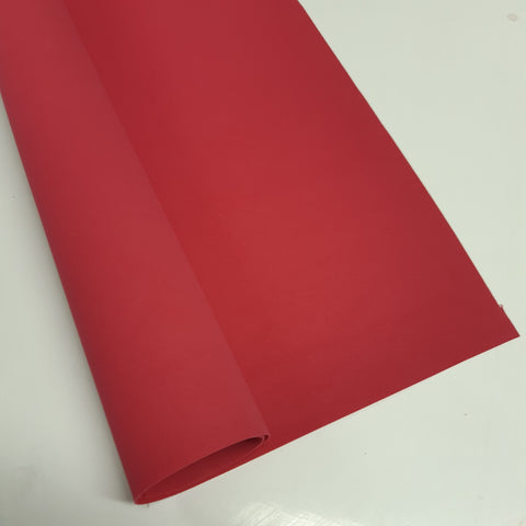 Zefyrinis Foamiranas - Tamsiai Raudona 1mm (037)