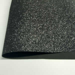 Blizgantis Foamiranas - Juodas 2mm (50 x 50cm)